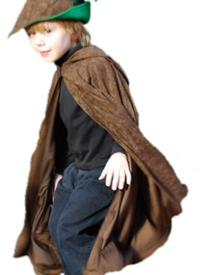 Capa Robin Hood Luxo Infantil Capa Robin Hood Luxo Infantil