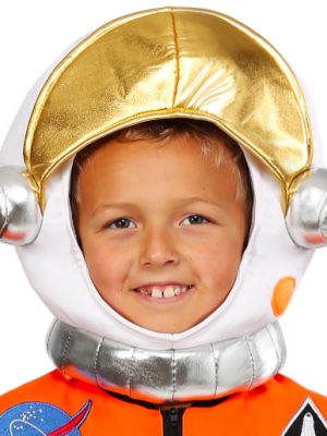 Capacete Astronauta Infantil de Luxo Tecido Capacete Astronauta Infantil de Luxo Tecido