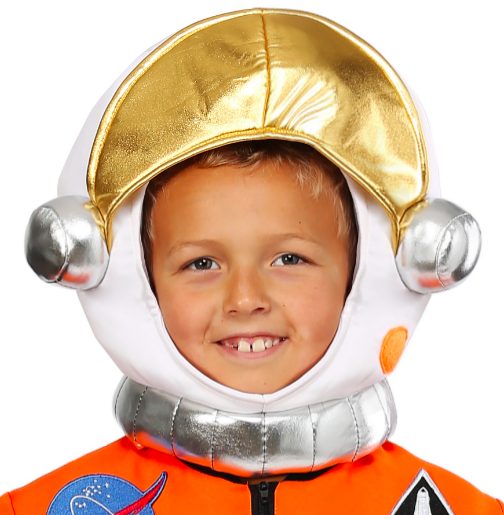 Capacete Astronauta Infantil de Luxo Tecido