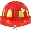 Chapéu Bombeiro Luxo Infantil Vermelho