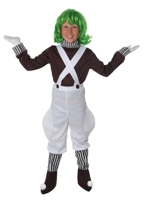 Fantasia Anões Oompa Loopas Fabrica de Chocolate Infantil Fantasia Anões Oompa Loopas Fabrica de Chocolate Infantil