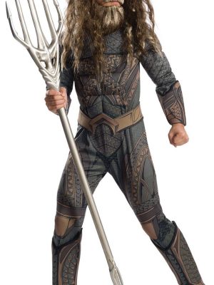 Fantasia Aquaman A Origem da Justiça Luxo Infantil Fantasia Aquaman A Origem da Justiça Luxo Infantil
