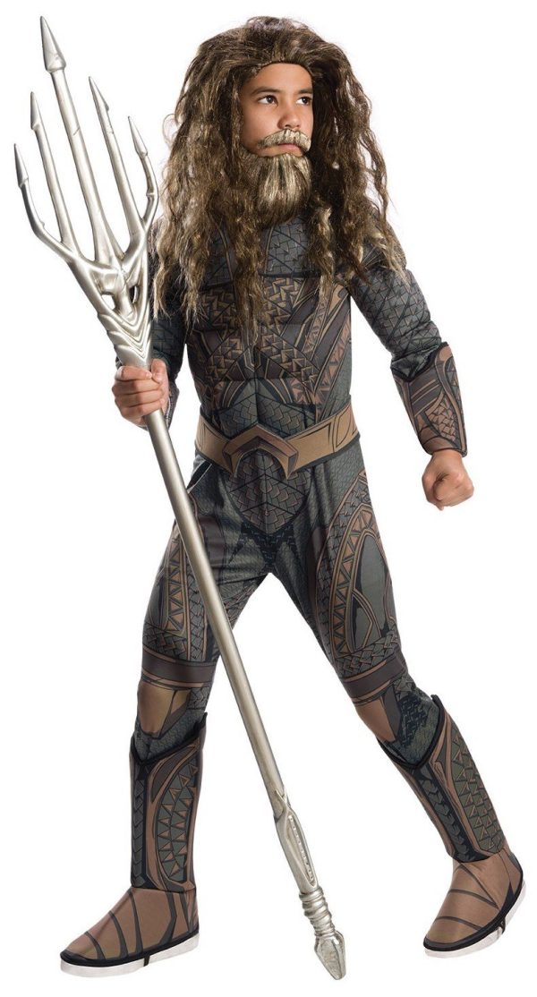 Fantasia Aquaman A Origem da Justiça Luxo Infantil Fantasia Aquaman A Origem da Justiça Luxo Infantil