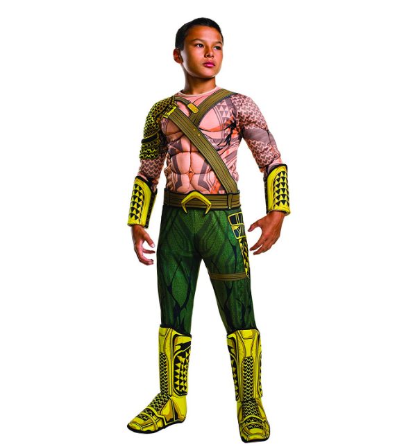 Fantasia Aquaman Luxo Infantil Fantasia Aquaman Luxo Infantil