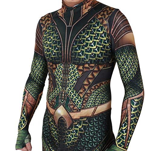 Fantasia Aquaman Luxo Infantil Spandex Fantasia Aquaman Luxo Infantil Spandex