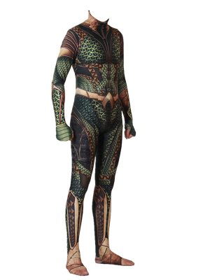Fantasia Aquaman Luxo Infantil Spandex Fantasia Aquaman Luxo Adulto Spandex