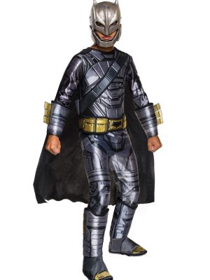Fantasia Batman Armadura A Origem da Justiça Infantil Luxo