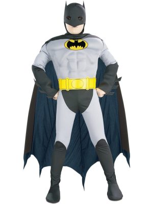 Fantasia Batman Infantil Luxo com Músculos