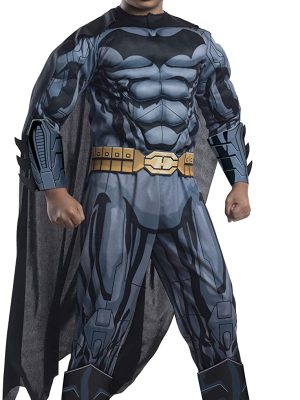 Fantasia Batman Super Herói DC Músculos Infantil