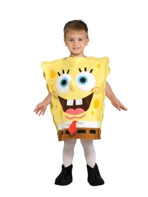 Fantasia Bob Esponja Calça Quadrada Infantil
