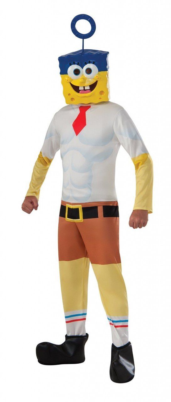 Fantasia Bob Esponja Infantil Clássica Um Herói Fora da Água Fantasia Bob Esponja Infantil Clássica Um Herói Fora da Água