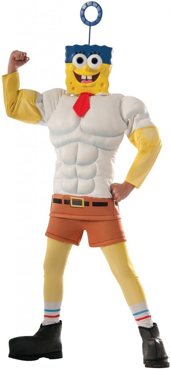 Fantasia Bob Esponja Infantil Luxo Um Herói Fora da Água Fantasia Bob Esponja Infantil Luxo Um Herói Fora da Água