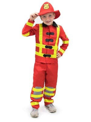 Fantasia Bombeiro Luxo Infantil