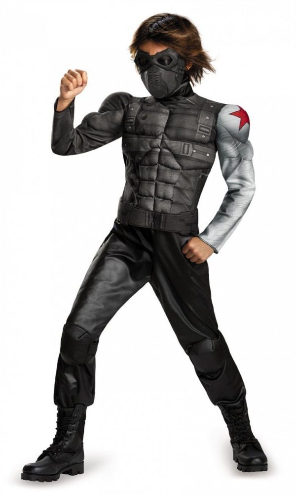 Fantasia Bucky Capitão América O Soldado do Inverno Infantil Fantasia Bucky Capitão América O Soldado do Inverno Infantil