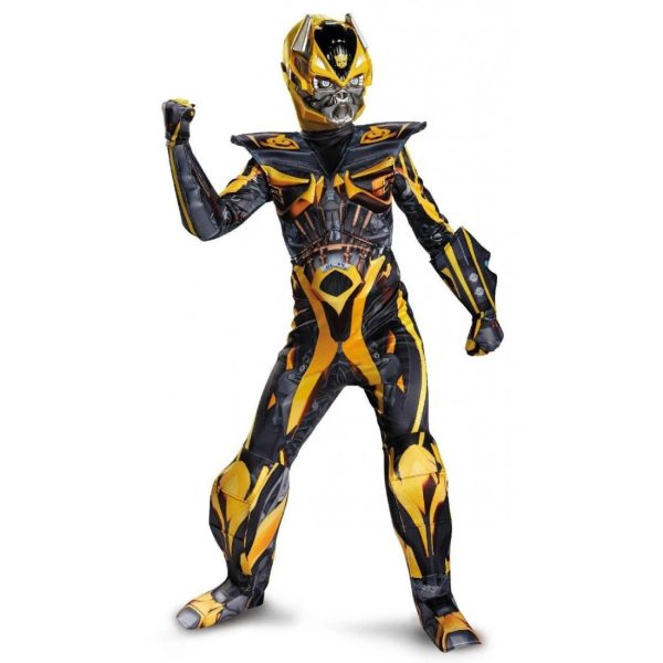 Fantasia Bumblebee Músculos Transformers Elite Infantil Fantasia Bumblebee Músculos Transformers Elite Infantil