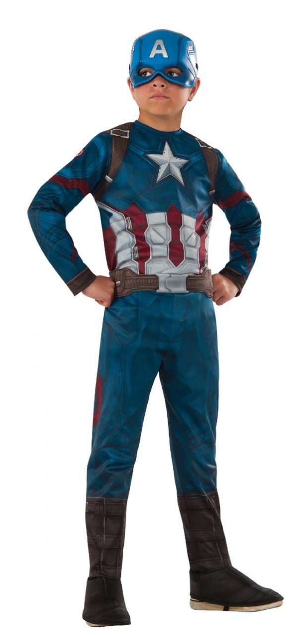 Fantasia Capitão América Guerra Civil Infantil Fantasia Capitão América Guerra Civil Infantil