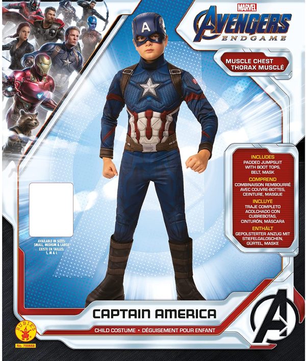 Fantasia Capitão América Infantil Endgame Fantasia Capitão América Infantil Endgame