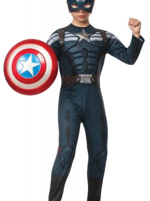 Fantasia Capitão América O Soldado do Inverno Luxo Fantasia Capitão América O Soldado do Inverno Luxo