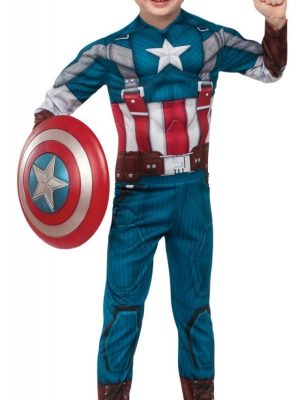 Fantasia Capitão América O Soldado do Inverno Retro Fantasia Capitão América O Soldado do Inverno Retro