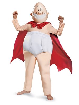 Fantasia Capitão Cueca Infantil Luxo