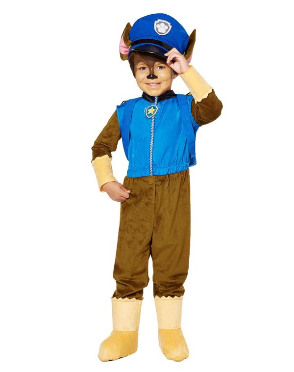 Fantasia Chase Patrulha Canina Paw Patrol Infantil Luxo Fantasia Chase Patrulha Canina Paw Patrol Infantil Luxo