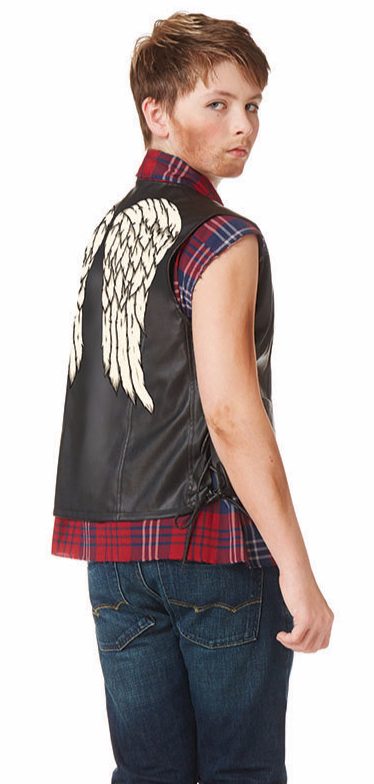 Fantasia Colete Walking Dead Daryl Dixon Infantil Fantasia Colete Walking Dead Daryl Dixon Infantil