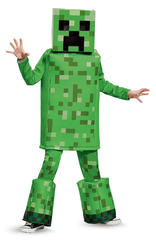 Fantasia Creeper Minecraft Luxo Fantasia Creeper Minecraft Luxo