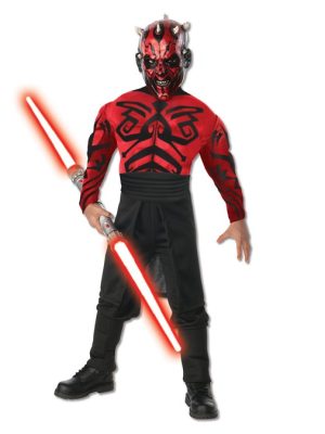Fantasia Darth Maul Star Wars Luxo Infantil