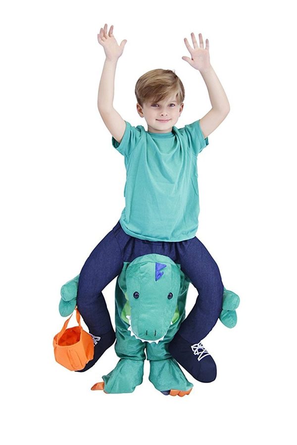 Fantasia de Montar Dinossauro Me Carregando Infantil Fantasia de Montar Dinossauro Me Carregando Infantil
