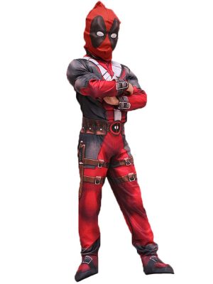Fantasia DeadPool Spandex Infantil Fantasia DeadPool Spandex Infantil
