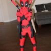 Fantasia DeadPool Spandex Infantil Clássica