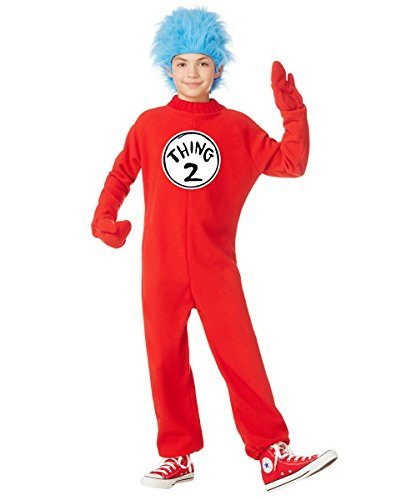 Fantasia Infantil Dr. Seuss Thing 1 Luxo Fantasia Dr. Seuss Thing 1 Infantil Luxo
