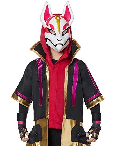 Fantasia Drift Fortnite Casaco Longo Infantil Luxo Fantasia Drift Fortnite Casaco Longo Infantil Luxo