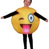 Fantasia Emoji Piscando Infantil Luxo