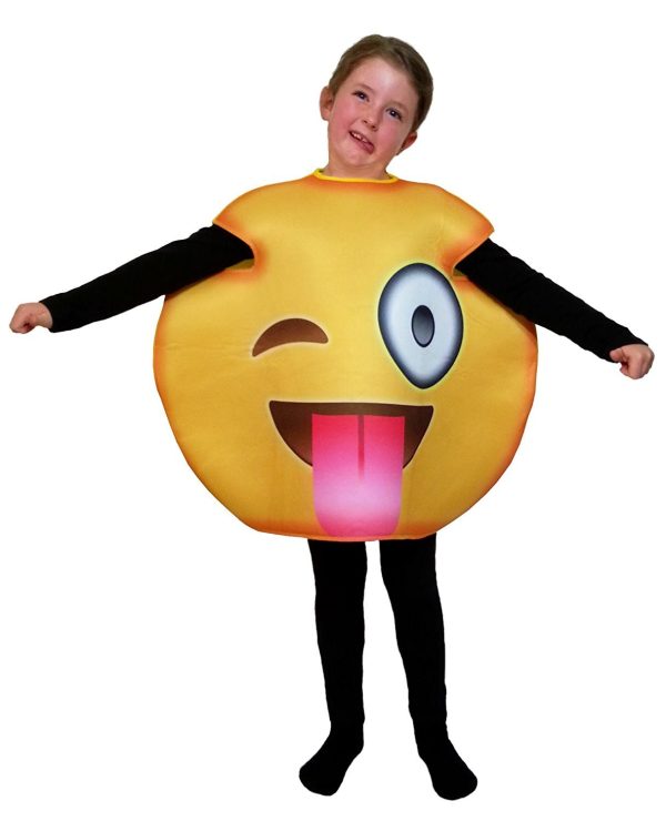 Fantasia Emoji Piscando Infantil Luxo Fantasia Emoji Piscando Infantil Luxo