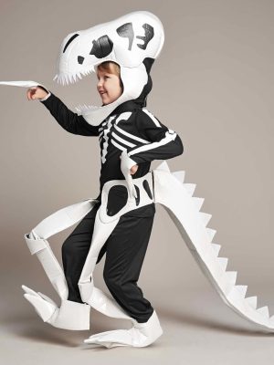 Fantasia Esqueleto de Dinossauro Infantil Fantasia Esqueleto de Dinossauro Infantil