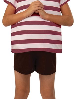 Fantasia Família Addams Pugsley Infantil Luxo Fantasia Família Addams Pugsley Infantil Luxo