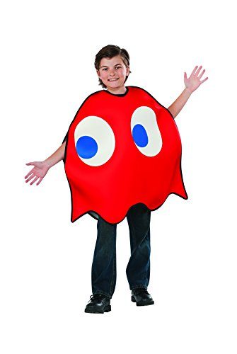 Fantasia Fantasma Vermelha PacMan Luxo Infantil Fantasia Fantasma Vermelha PacMan Luxo Infantil