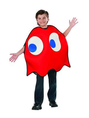 Fantasia Fantasma Vermelha PacMan Luxo Infantil Fantasia Fantasma Vermelha PacMan Luxo Infantil