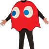 Fantasia Fantasma Vermelho PacMan Luxo Adulto