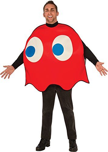 Fantasia Fantasma Vermelho PacMan Luxo Adulto