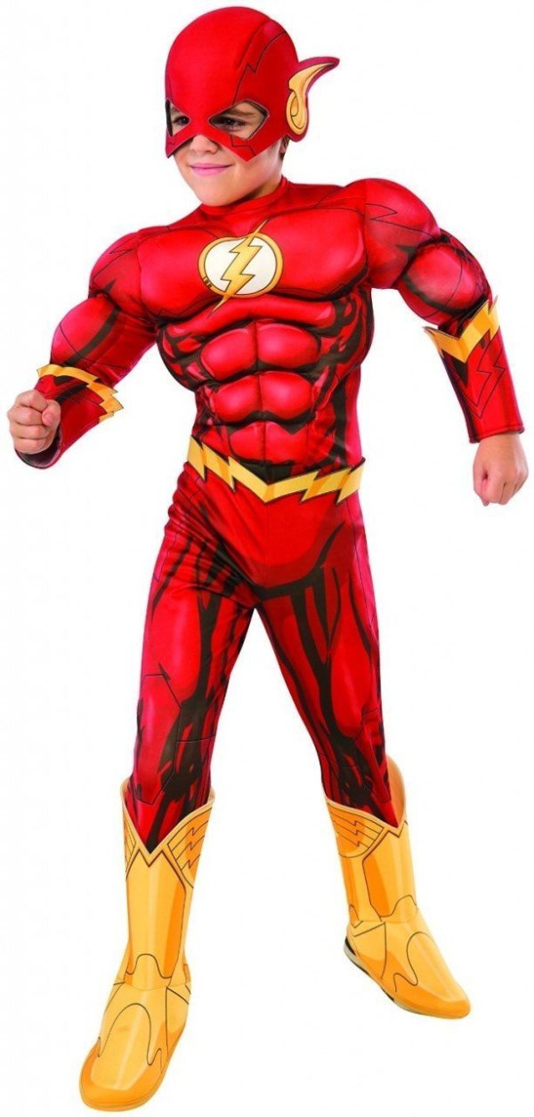Fantasia Flash Super Herói DC Músculos Infantil Fantasia Flash Super Herói DC Músculos Infantil