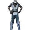 Fantasia Fortnite Skin Skull Trooper Infantil Luxo