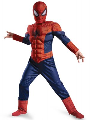 Fantasia Homem Aranha Infantil com Músculos Luz Elite Fantasia Homem Aranha Infantil com Músculos Luz Elite