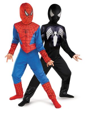 Fantasia Homem Aranha Infantil Dupla Face