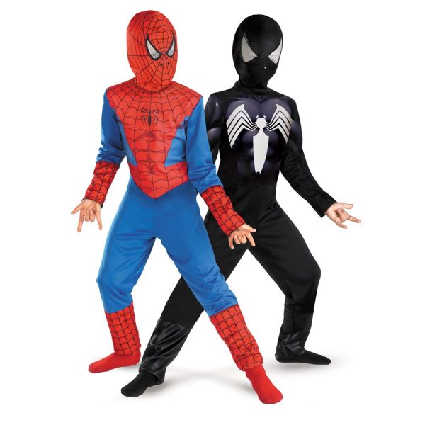 Fantasia Homem Aranha Infantil Dupla Face Fantasia Homem Aranha Infantil Dupla Face