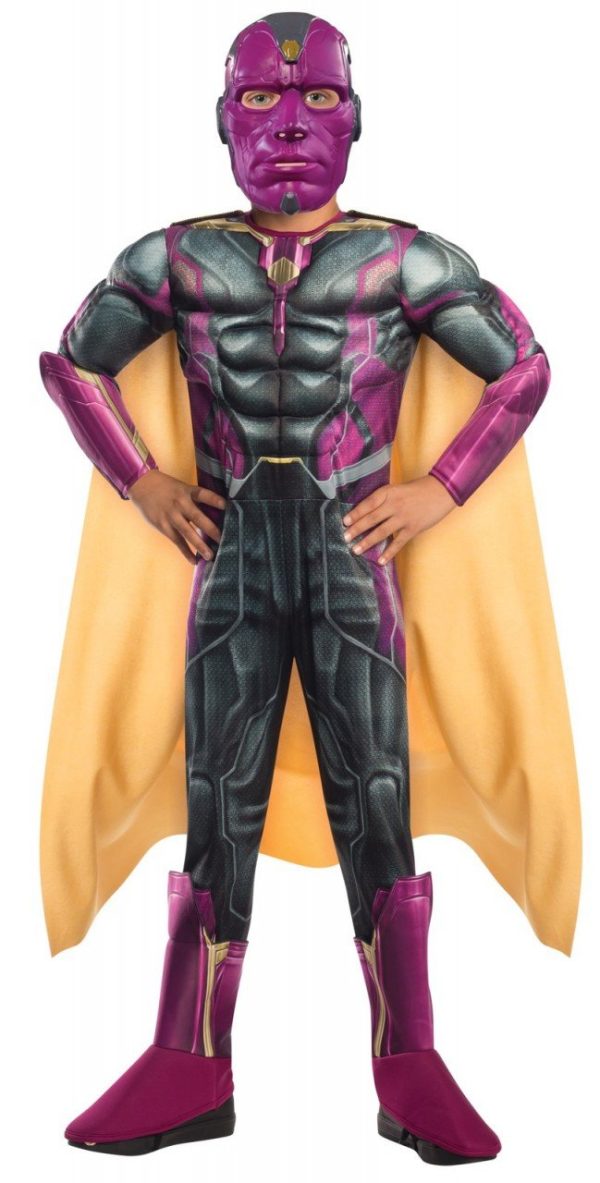 Fantasia Homem da Visão Os Vingadores 2 Era de Ultron Infantil Fantasia Homem da Visão Os Vingadores 2 Era de Ultron Infantil