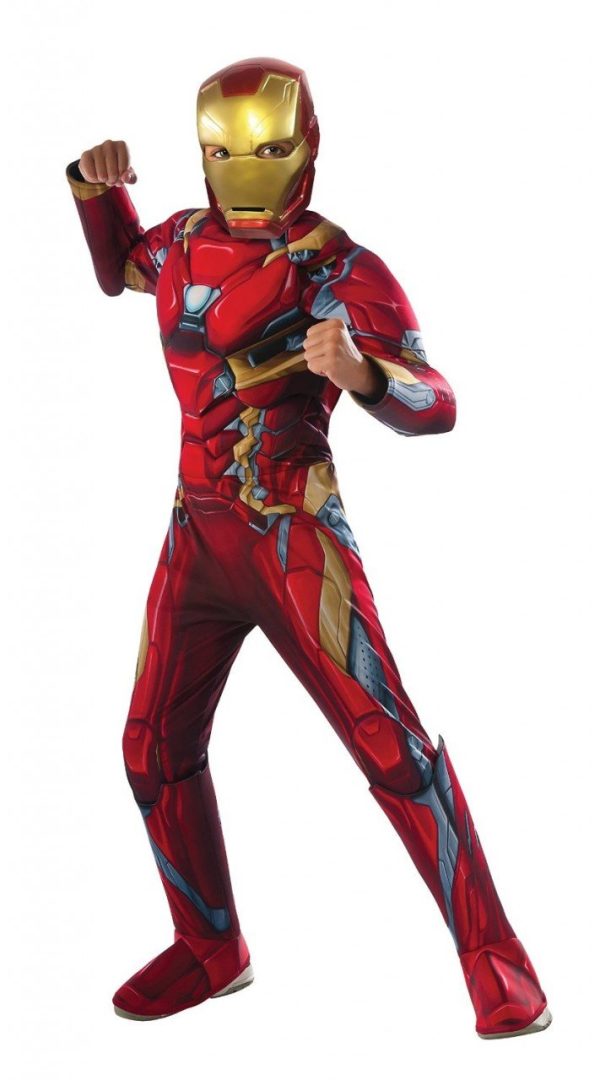 Fantasia homem de Ferro Guerra Civil Infantil Luxo