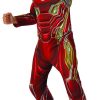 Fantasia Homem de Ferro Guerra Infinita Infantil Luxo