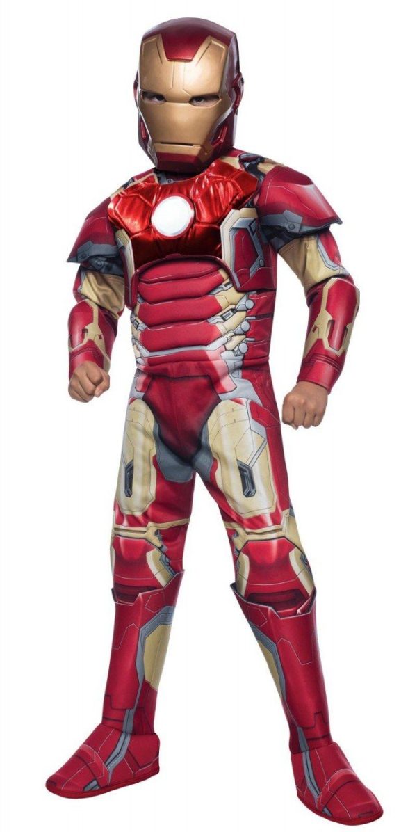 Fantasia Homem de Ferro Os Vingadores 2 Era de Ultron Musculos Infantil